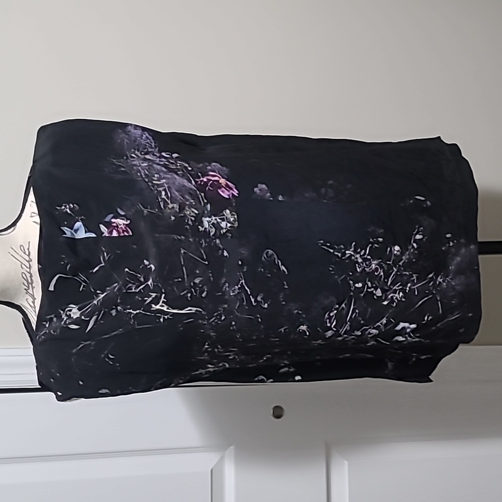 All Saints Lucie Silk Floral Top Shirt Size 2 - Picture 3 of 11